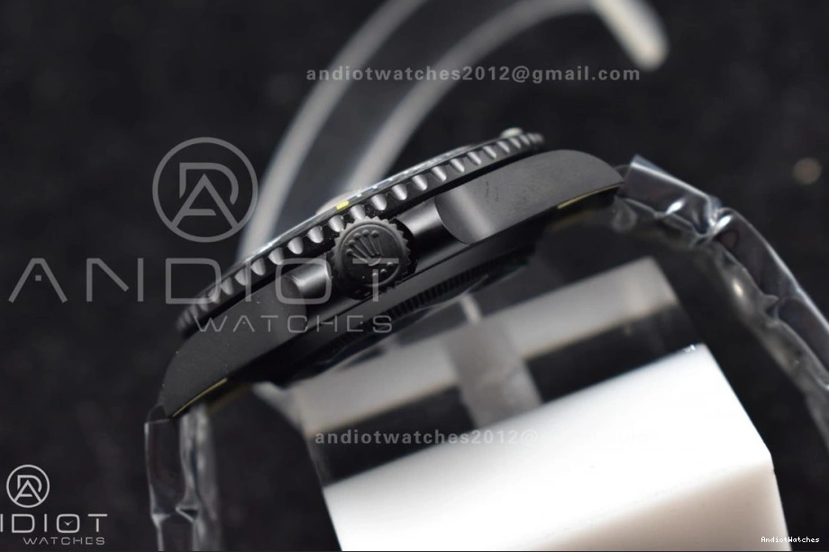 Yellow Popular Black VSF Dial DIW Edition 476 VS DLC on Submariner 1:1 Best DLC Bracelet 1225